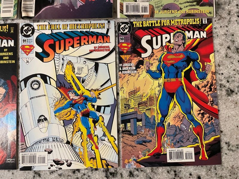 6 Superman DC Comic Books # 90 91 92 93 0 94 Batman Flash Atom Arrow J961