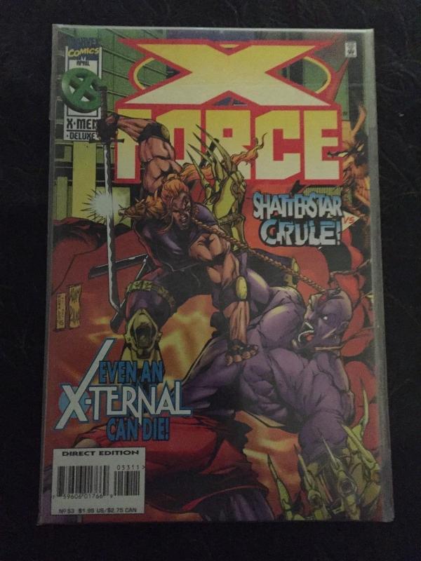 X-FORCE / X-FORCE-DELUXE / LOT OF 9 TOTAL / MARVEL--1990's