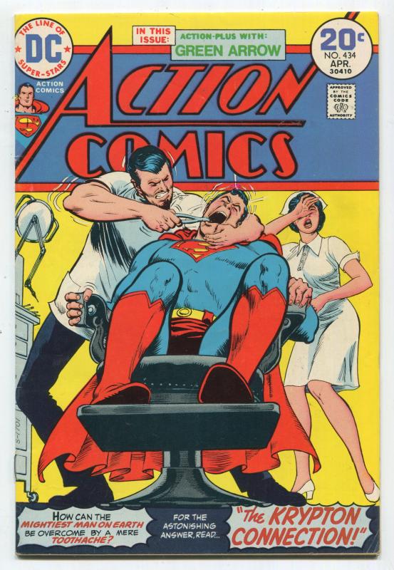 ACTION COMICS #434 BRONZE AGE DC