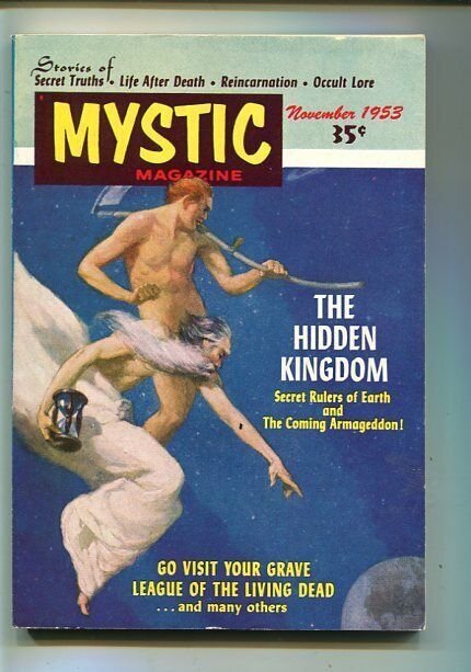 MYSTIC MAGAZINE-#1-NOV 1953-PULP-FLYING SAUCER-SOUTHERN STATES PEDIGREE-vf/nm