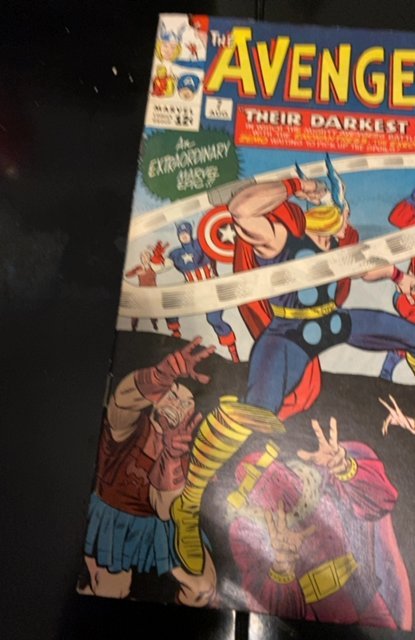 The Avengers #7 (1964)1st rick Jones enchantress/Zeno