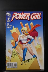 Power Girl #1 Amanda Conner Cover (2009) *SIGNED