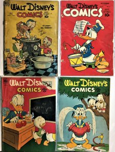 DELL DISNEY'S COMICS DONALD DUCK READER LOT 1947-71 33 COMICS CARL BARKS FAIR/VG