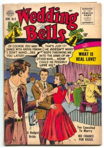 Wedding Bells #9 1955- Romance comic- VG
