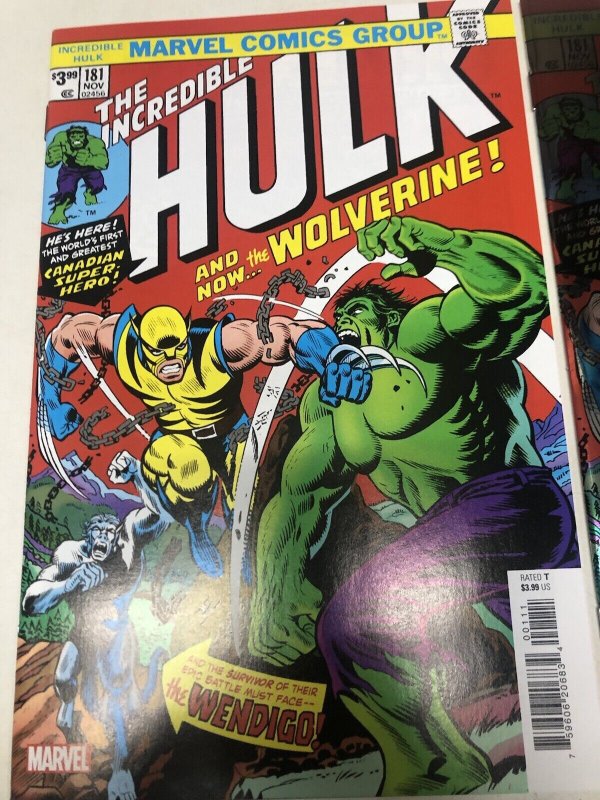 The Incredible Hulk (2023) # 181 (VF/NM) • Facsimile Edition • Regular & Foil