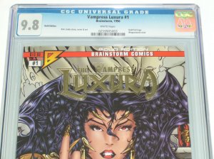 Vampress Luxura #1 CGC 9.8 gold edition variant - kirk lindo bad girl brainstorm