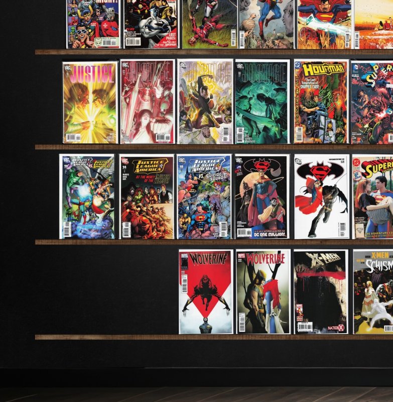 Huge Lot 150+ Comics with Wolverine, Jla: Year One, Superman, Hourman & More!