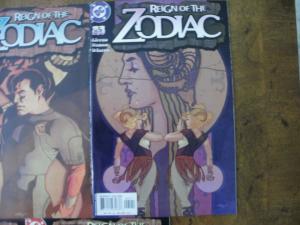 5 DC Comic Book: REIGN OF THE ZODIAC #2 #4 #5 #6 #7 (2003 2004) VG-VF