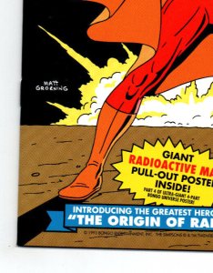 Radioactive Man #1 w/poster - Simpsons - Bongo - 1993 - NM 
