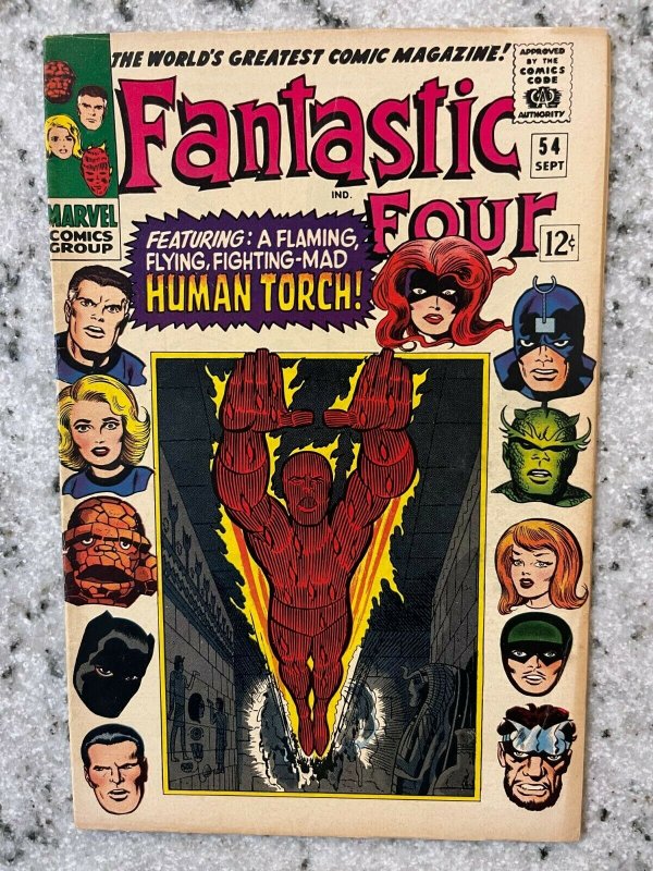 Fantastic Four # 54 VF/NM Marvel Comic Book Thing Human Torch Dr. Doom RD1 