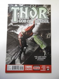 Thor: God of Thunder #24 (2014) Signed by Jason Aaron- No COA VF/NM Condition