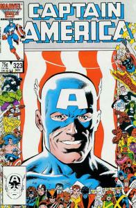 Captain America (1st Series) #323 VG ; Marvel | low grade comic 25th Anniversary
