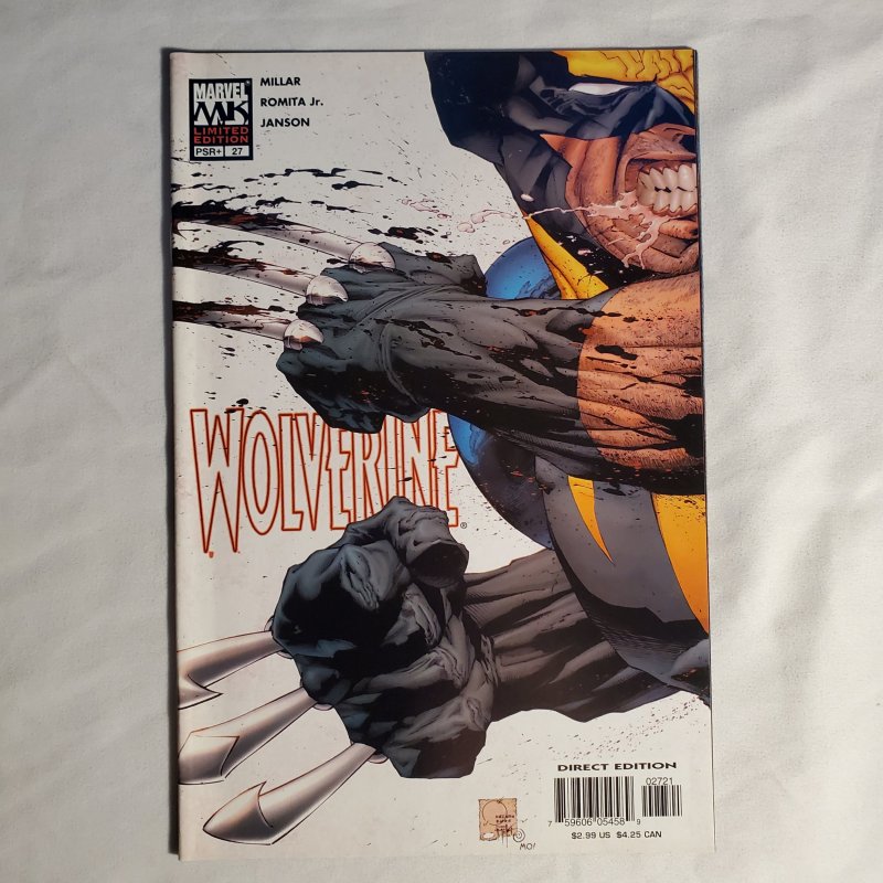 Wolverine 27 Fine+ Cover by Joe Quesada