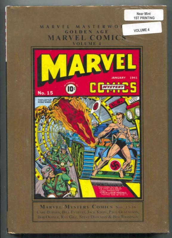 Marvel Masterworks Golden Age Marvel Comics Vol 4 hardcover