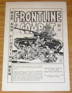 Frontline Combat Portfolio - wally wood - harvey kurtzman - jack davis - severin