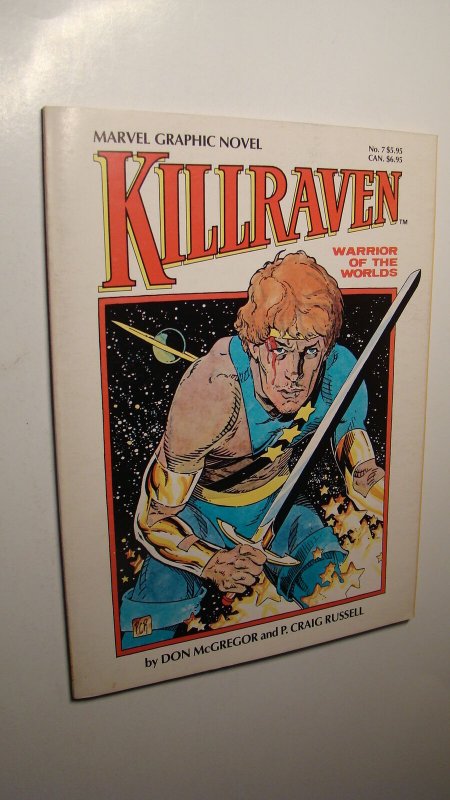 MARVEL GRAPHIC NOVEL 7 KILLRAVEN *NICE COPY* WARRIOR OF THE WORLDS