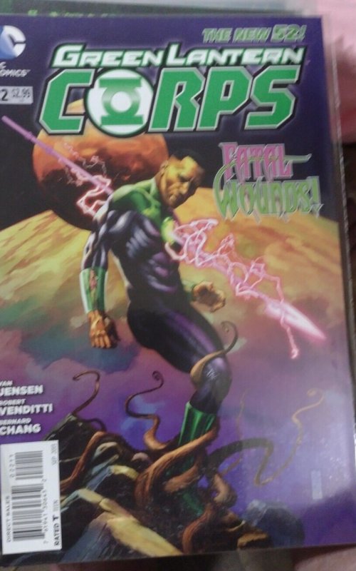 GREEN LANTERN CORPS  # 22  2013 DC   new 52  FATAL WOUNDS