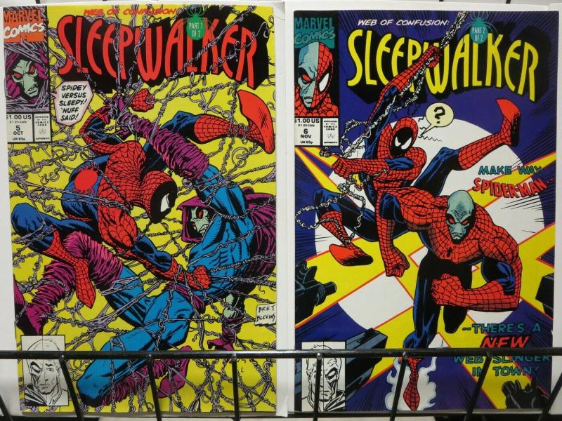 SLEEPWALKER 5-6 WEB OF CONFUSION SPIDERMAN story! 