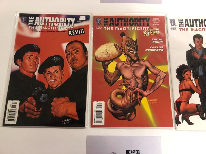 3 The Authority The Magnificent Kevin Indie Comics #1 2 3    39 KE4