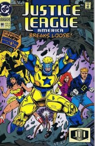 Justice League America #80 ORIGINAL Vintage 1993 DC Comics