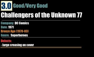 Challengers of the Unknown 77 (1971) GD/VG Bronze Age DC Comics