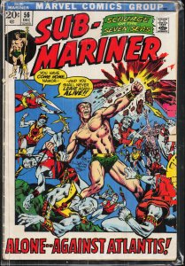 Sub-Mariner #56 (1972) Namor the Sub-Mariner