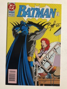 BATMAN 476 SIGNED NORM BREYFOGLE NM NEAR MINT DC COMICS