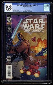 Star Wars: Jedi Council: Acts of War (2000) #1 CGC NM/M 9.8 White Pages