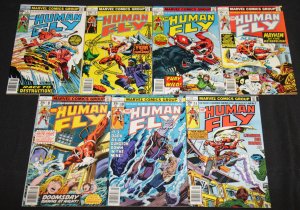 Marvel Bronze Age HUMAN FLY 14pc Mid-High Grade Comic Lot VF-NM Infantino