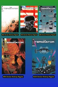 The Terminator #1-10, Cvr A Dynamite Comics Complete Series Shalvey Lot