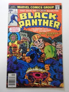 Black Panther #1 (1977) GD/VG Condition 1 1/2 in spine split