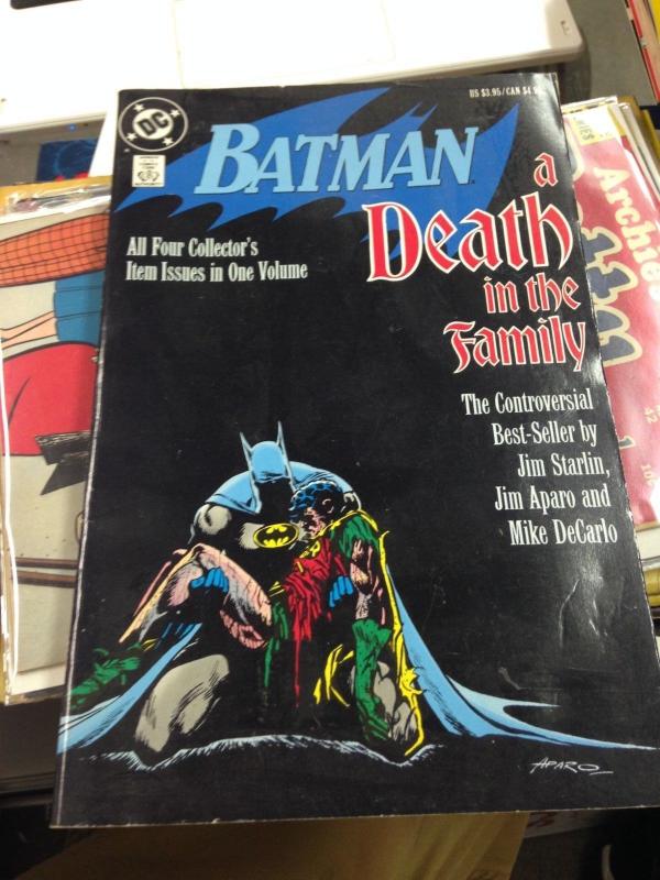 Batman A Death in the Family TPB 1st printing