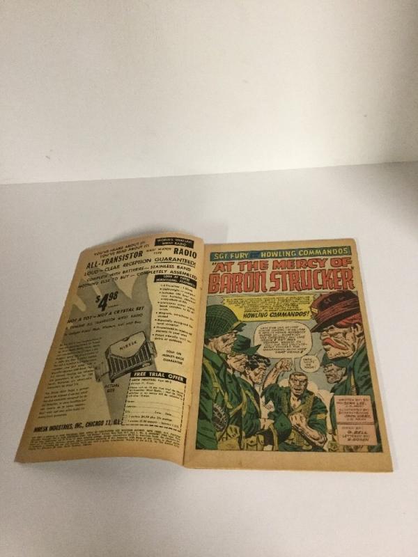 Sgt. Fury And His Howling Commandos 5 Vg- Very Good- 3.5 Silver Age