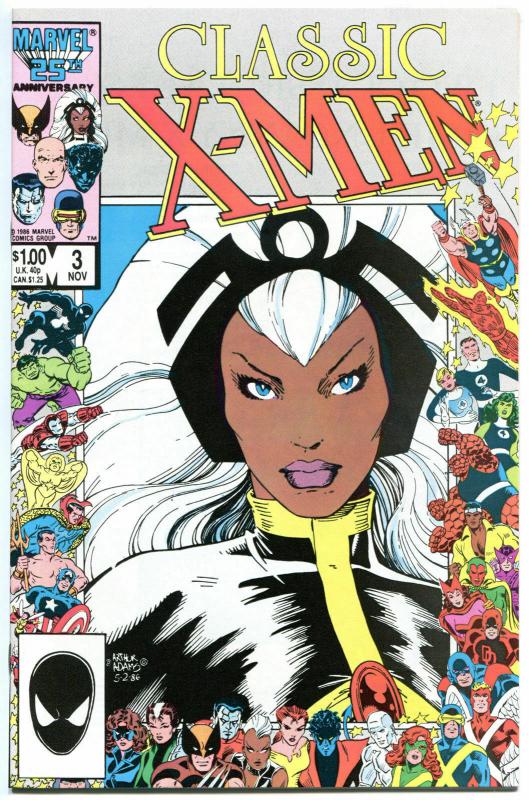 CLASSIC X-MEN #3, VF/NM, Arthur Adams, Wolverine, Storm, John Bolton, 1986