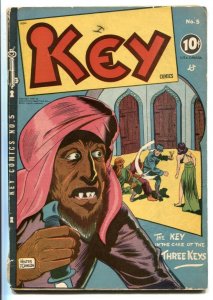 Key Comics #5 1946- Faust-spicy  Kiefer splash- Obscure & rare G/VG