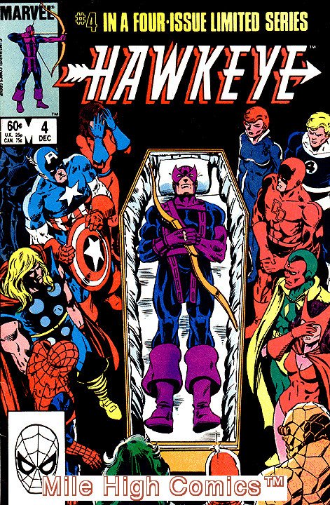 HAWKEYE  (1983 Series)  (MARVEL) #4 Near Mint Comics Book