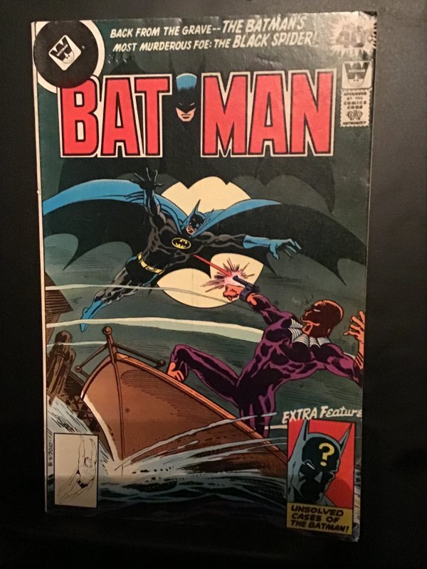 Batman #306 (1978) rare Whitman cover! Mid high grade.  Black Spider 1st FN/vF