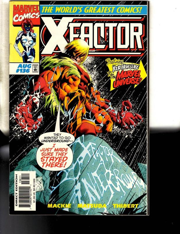 11 X-Factor Marvel Comic Books # 130 131 132 133 134 135 -1 136 137 138 139 CR55