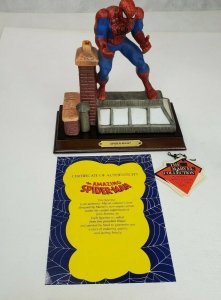 1990 AMAZING SPIDERMAN COMICS FIGURINE BY JOHN ROMITA THE MARVEL COLLECTION MIB