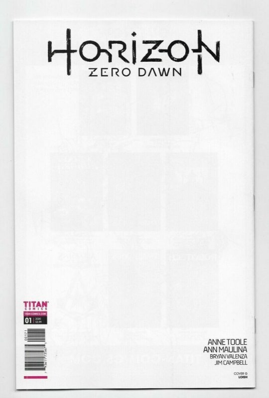 Horizon Zero Dawn #1 Titan Comic 2020 Loish 1:10 Virgin Variant Toole Maulina 