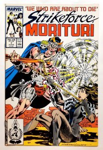 Strikeforce: Morituri #7 (June 1987, MArvel) 6.0 FN