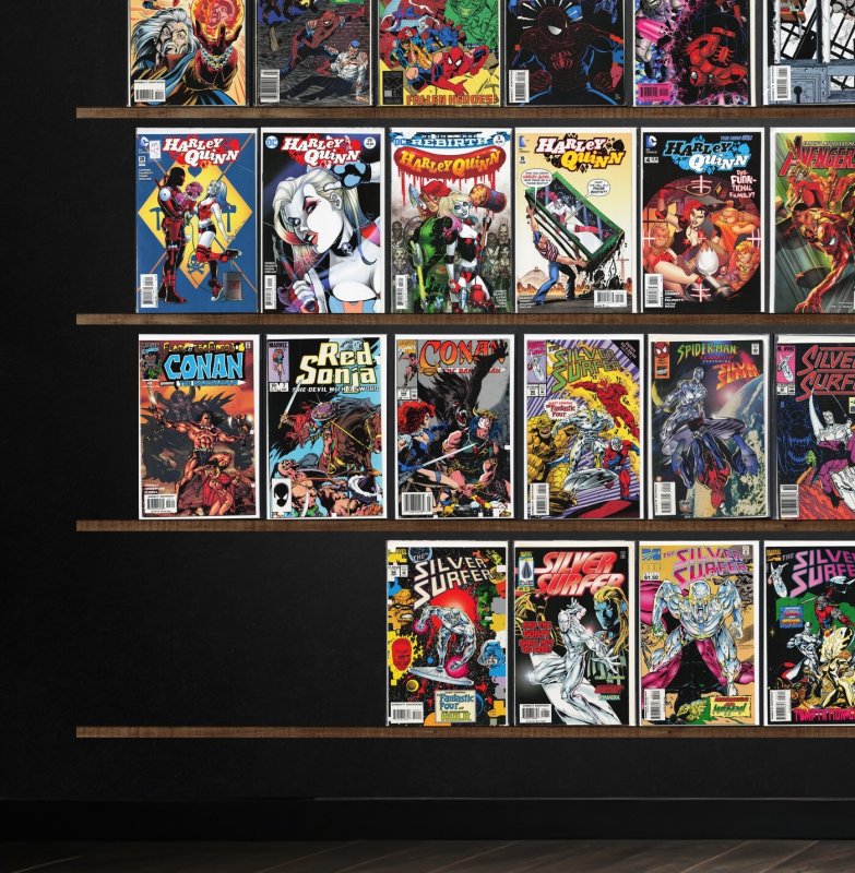 Huge Lot 150+ Comics with Silver Surfer, The Spectacular Spider-Man & More!