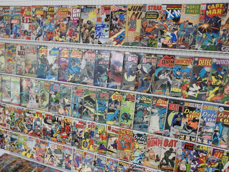 Huge 150+ Silver/Bronze Comics Low Grade Lot!! W/ Batman, Spider-Man, Thor+ MORE