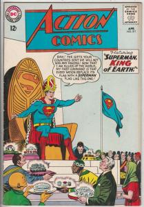 Action Comics #311 (Apr-64) VF+ High-Grade Superman, Supergirl
