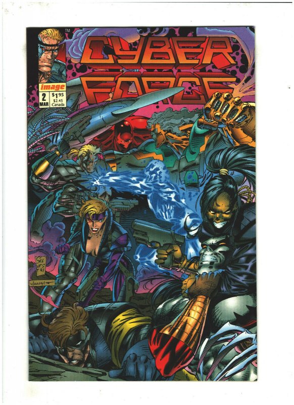 Cyberforce #2 VF/NM 9.0 Image Comics 1992 Marc Silvestri 