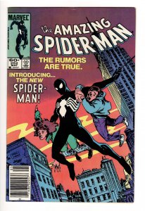 The Amazing Spider-Man #252 VF+ 8.5 1st BLACK UNIFORM(SYMBIOTE)