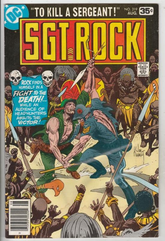 Sgt. Rock #319 (Aug-78) VG/FN Mid-Grade Sgt. Rock, Easy Co.