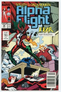 Alpha Flight #68 (1983 v1) Jim Lee Cover Newsstand NM
