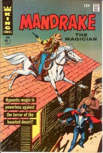 MANDRAKE THE MAGICIAN 3 VF PHANTOM BACK UP COMICS BOOK