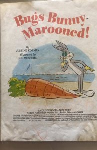 Bugs bunny marooned 1985 Little Golden book see pics